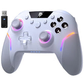 X20 Wireless Gaming Controller with RGB Backlit, 2-Stage Hall Effect Stick, 1000Hz Polling Rate, 6-Axis Gyro on Multi-Platform, Mech Buttons- Compatible with Pc/Switch/Steam/Android